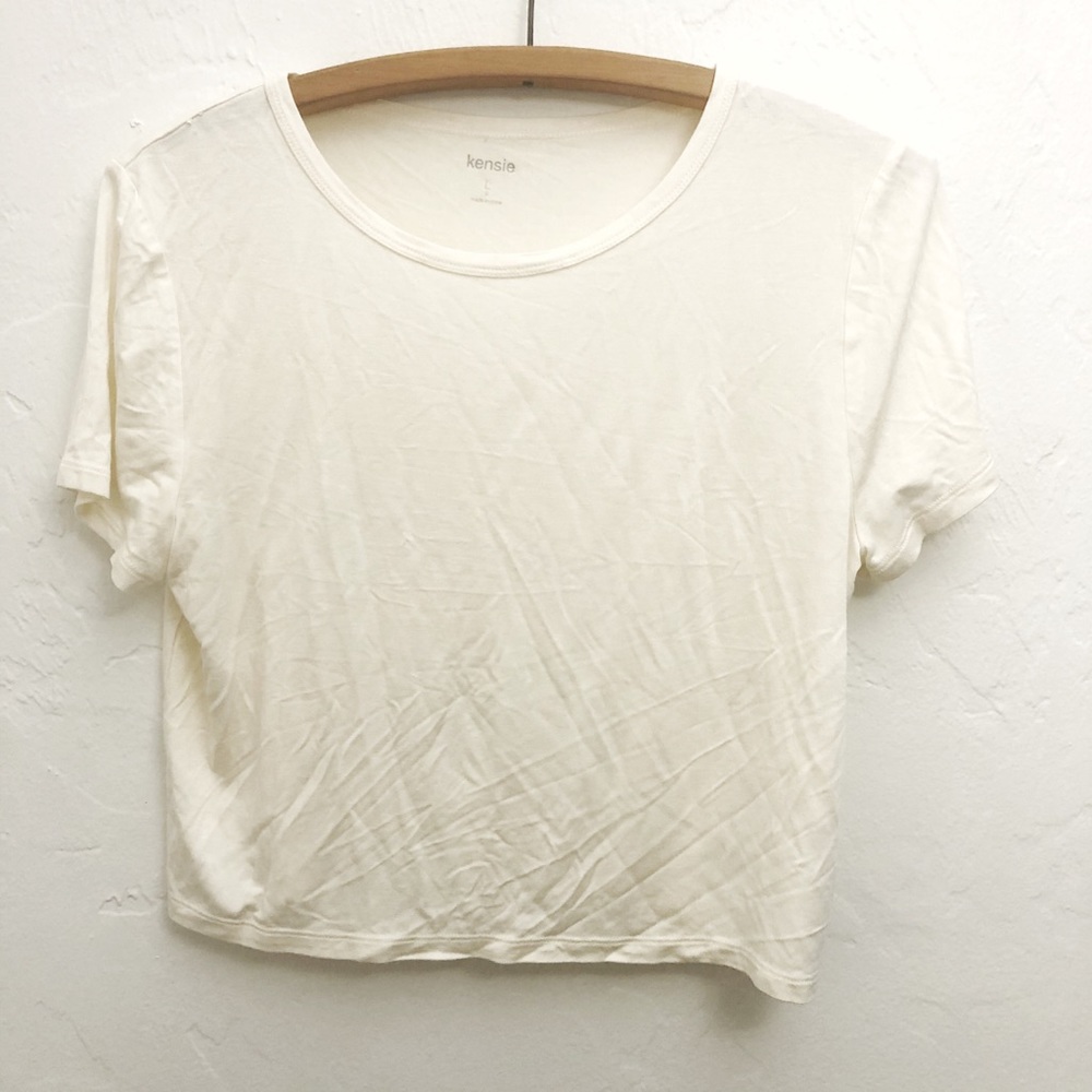 Kensie Crop Top Women’s Large NEW